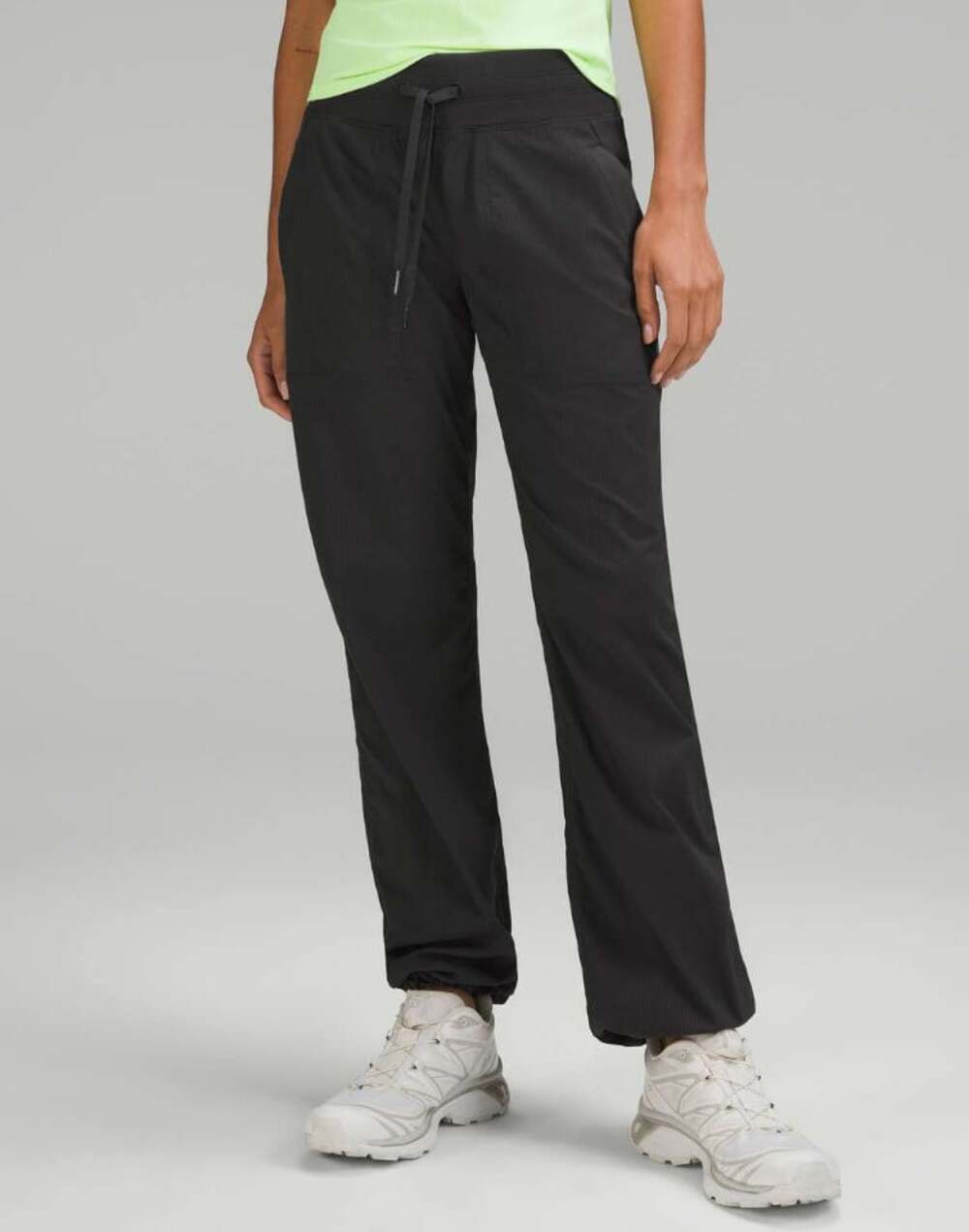 Lululemon Dance Studio Mid-Rise Full Length Pant Graphite Grey Size 10